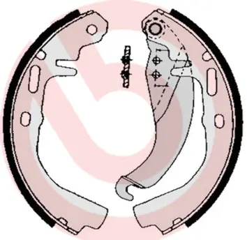 комплект спирачна челюст BREMBO              