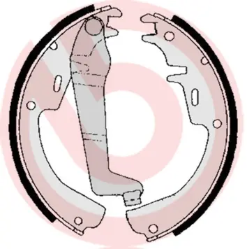 комплект спирачна челюст BREMBO              