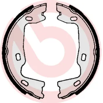 комплект спирачна челюст, ръчна спирачка BREMBO              