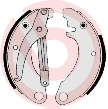 комплект спирачна челюст BREMBO              