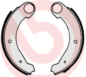 комплект спирачна челюст BREMBO              