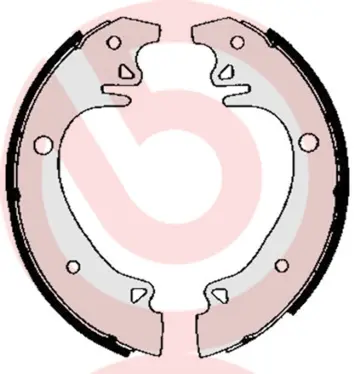 комплект спирачна челюст BREMBO              