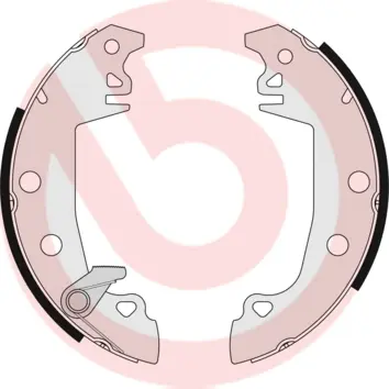 комплект спирачна челюст BREMBO              