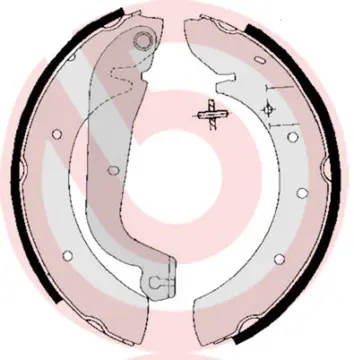 комплект спирачна челюст BREMBO              