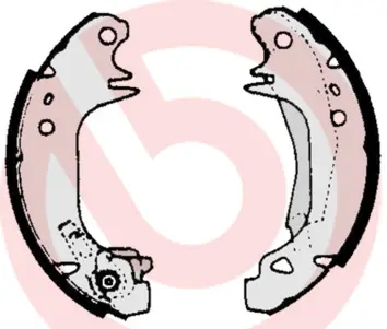 комплект спирачна челюст BREMBO              
