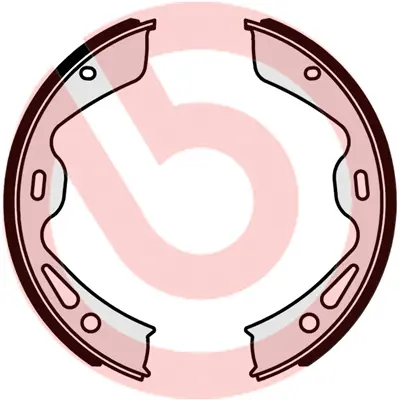 комплект спирачна челюст, ръчна спирачка BREMBO              