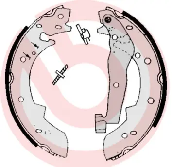 комплект спирачна челюст BREMBO              