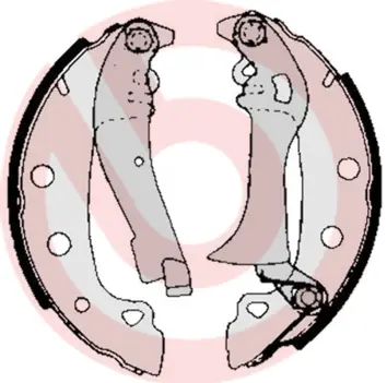 комплект спирачна челюст BREMBO              