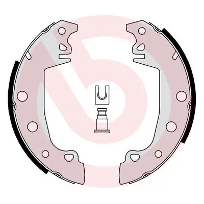 комплект спирачна челюст BREMBO              
