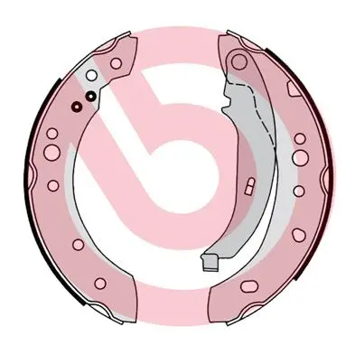 комплект спирачна челюст BREMBO              