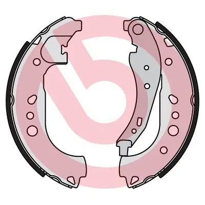комплект спирачна челюст BREMBO              