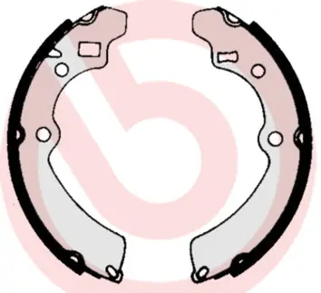 комплект спирачна челюст BREMBO              