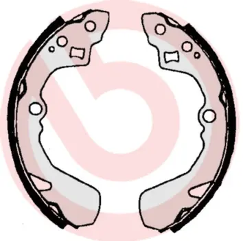 комплект спирачна челюст BREMBO              