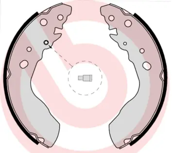 комплект спирачна челюст BREMBO              