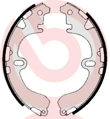 комплект спирачна челюст BREMBO              