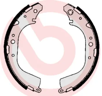 комплект спирачна челюст BREMBO              