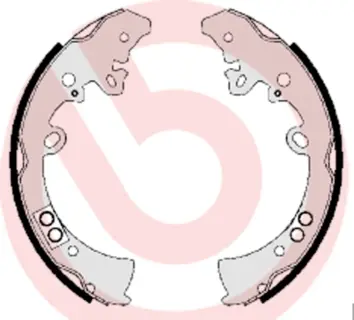 комплект спирачна челюст BREMBO              