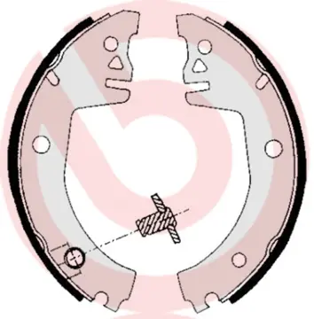 Комплект спирачна челюст BREMBO