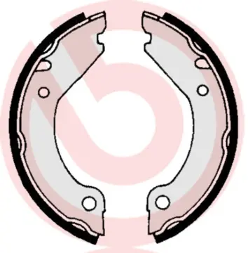 комплект спирачна челюст, ръчна спирачка BREMBO              