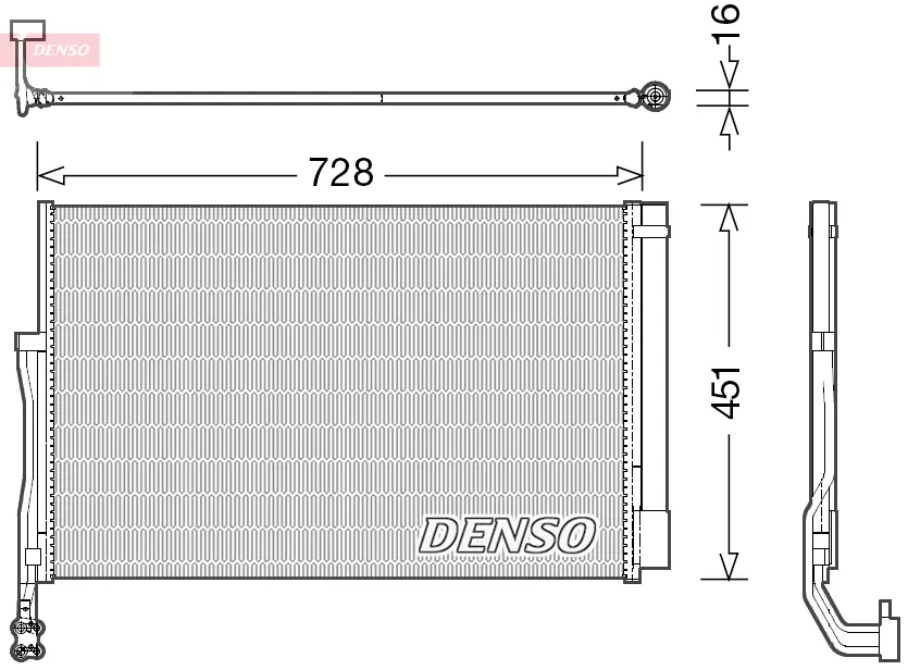 Кондензатор, климатизация DENSO