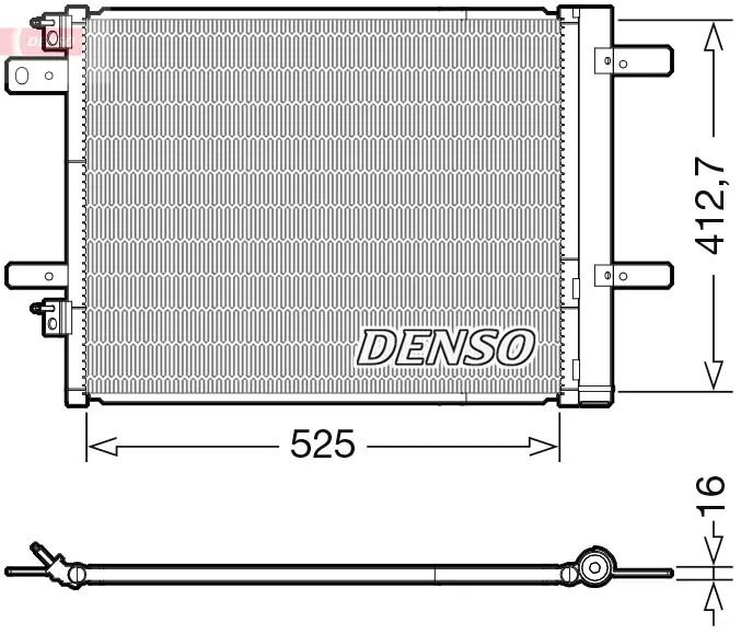 Кондензатор, климатизация DENSO