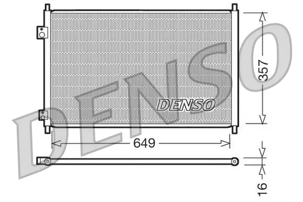 Кондензатор, климатизация DENSO