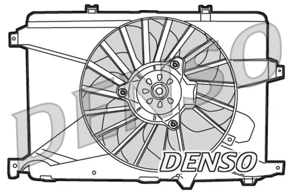 вентилатор, охлаждане на двигателя DENSO               