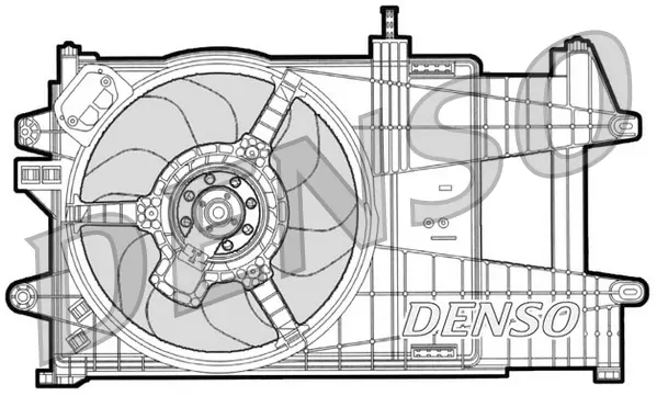 вентилатор, охлаждане на двигателя DENSO               