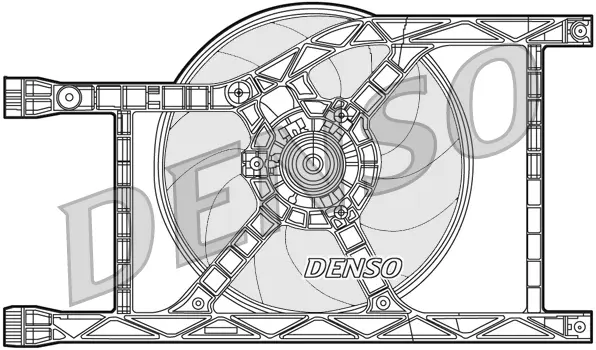 вентилатор, охлаждане на двигателя DENSO               