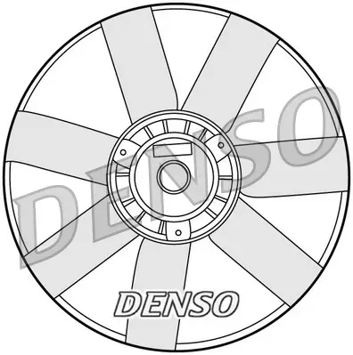 Вентилатор, охлаждане на двигателя DENSO