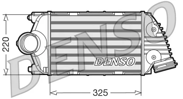 Интеркулер (охладител за въздуха на турбината) DENSO