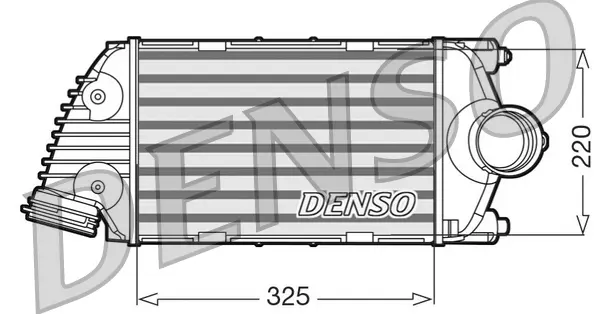 Интеркулер (охладител за въздуха на турбината) DENSO