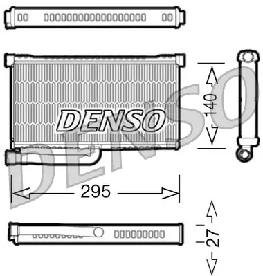 топлообменник, отопление на вътрешното пространство DENSO               