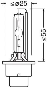 Крушка за фар за AUDI A6 (4F2, C6) 2.4 66240XNN ams-OSRAM           