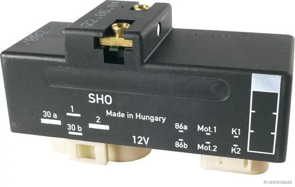 реле, допълнителна работа на вентилатор на радиатора HERTH+BUSS ELPARTS  