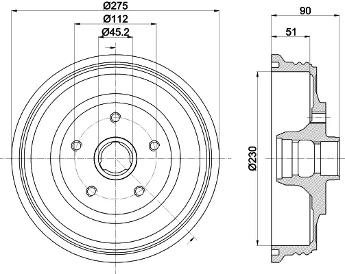 спирачен барабан MINTEX              