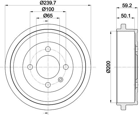 спирачен барабан MINTEX              