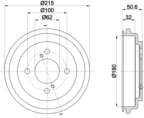 спирачен барабан MINTEX              