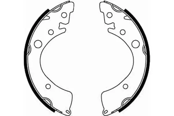 комплект спирачна челюст MINTEX              