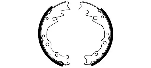 комплект спирачна челюст MINTEX              