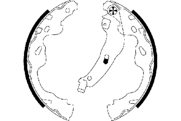 комплект спирачна челюст MINTEX              