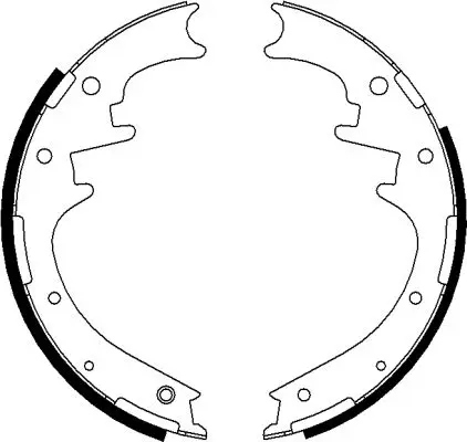 комплект спирачна челюст MINTEX              