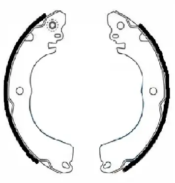 комплект спирачна челюст MINTEX              