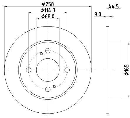 спирачен диск MINTEX              