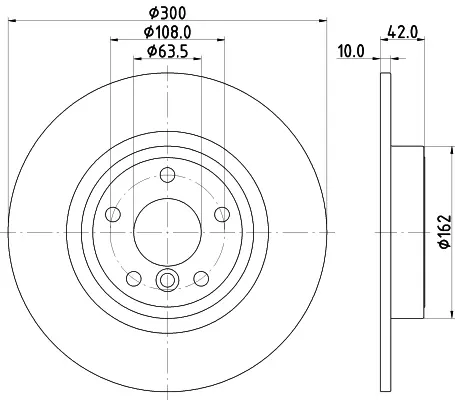 спирачен диск MINTEX              
