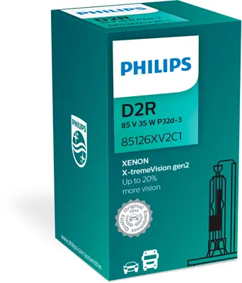 крушка с нагреваема жичка, фар за дълги светлини PHILIPS             