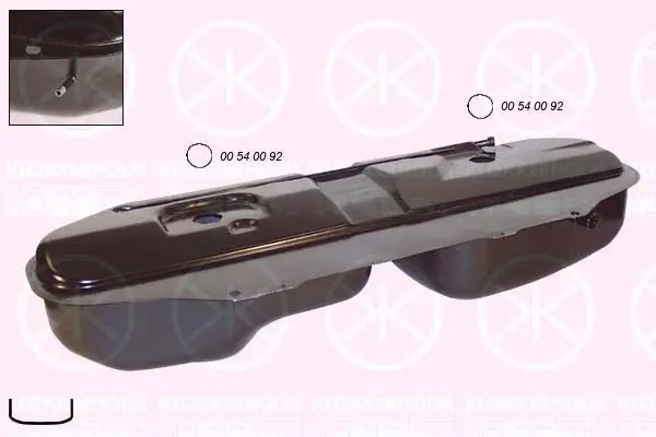 резервоар за горивото KLOKKERHOLM         