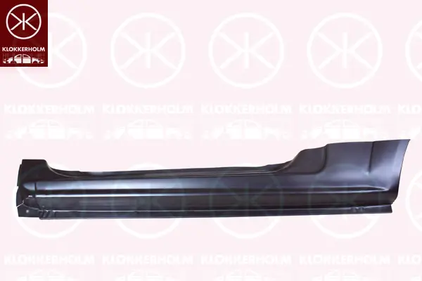 ламаринен панел на входа KLOKKERHOLM         