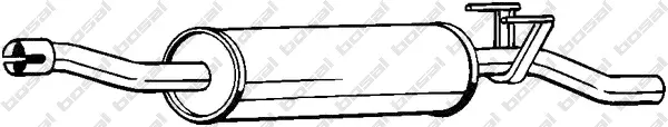 Задно гърне за MERCEDES-BENZ SPRINTER 5-t (бордова) платформа/ шаси (906) 518 CDI 4x4 (906.153, 906.155, 906.253, 906.255) 280-171 KLOKKERHOLM         