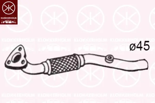 изпускателна тръба KLOKKERHOLM         